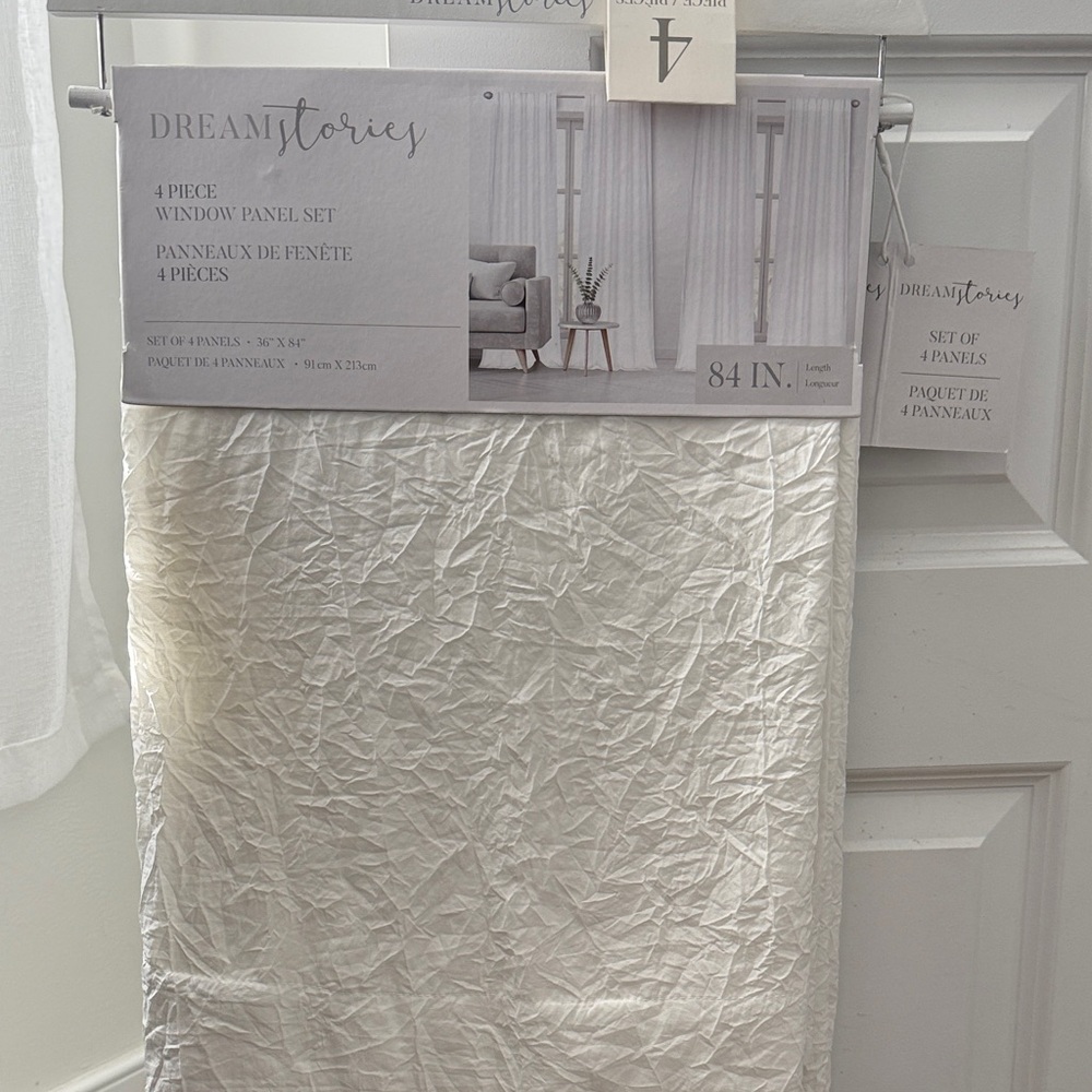Dreamstories 4-Piece Window Panel Set